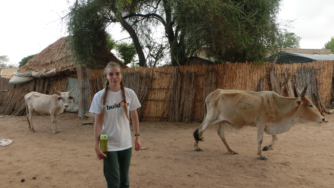 paula in senegal, afrika